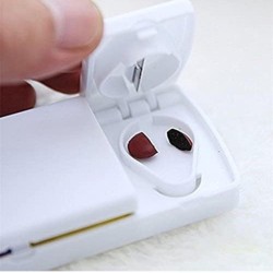 Pocket Tablet Box with Pill Cutter