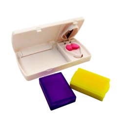 Pocket Tablet Box with Pill Cutter