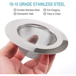 Sink Jaali Kitchen- Stainless Steel Sink Strainer- Drain Protector