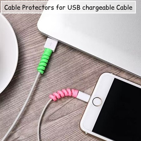 Cable Protectors for USB Charger Cable -20 Pieces