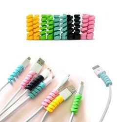 Cable Protectors for USB Charger Cable -20 Pieces