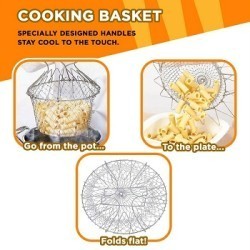 Fold-able 10-in-1 Chef Basket