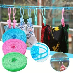 5M Clotheslines Portable Adjustable Clothes Drying Rope